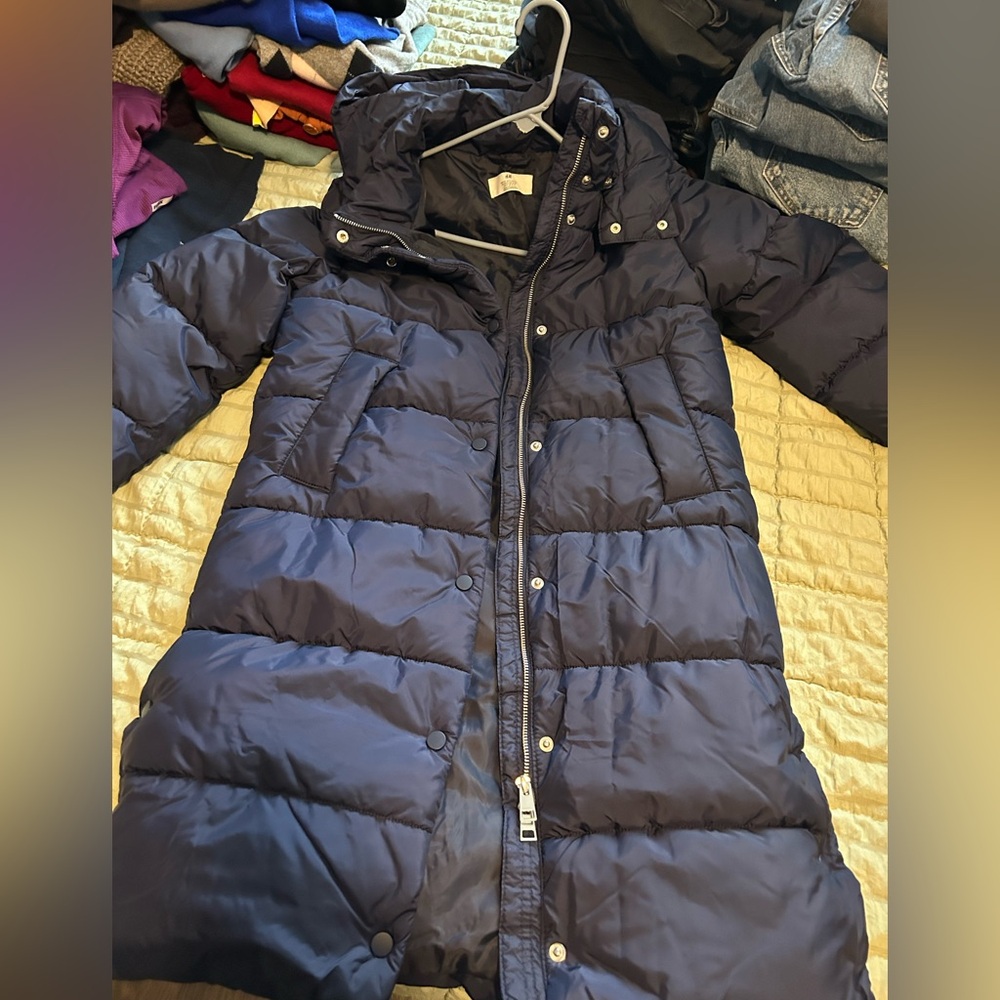 Kids puffer long jacket